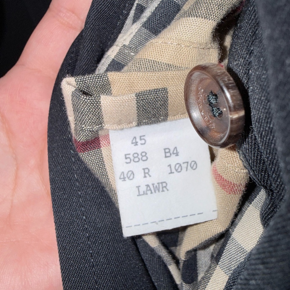 BURBERRY BLACK TRENCH JACK! NEVER WORN! L-XXL‎ - Picture 7 of 16